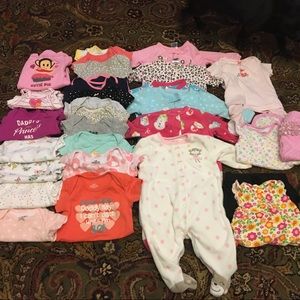 Baby Girl Clothing Lot 30 Pieces